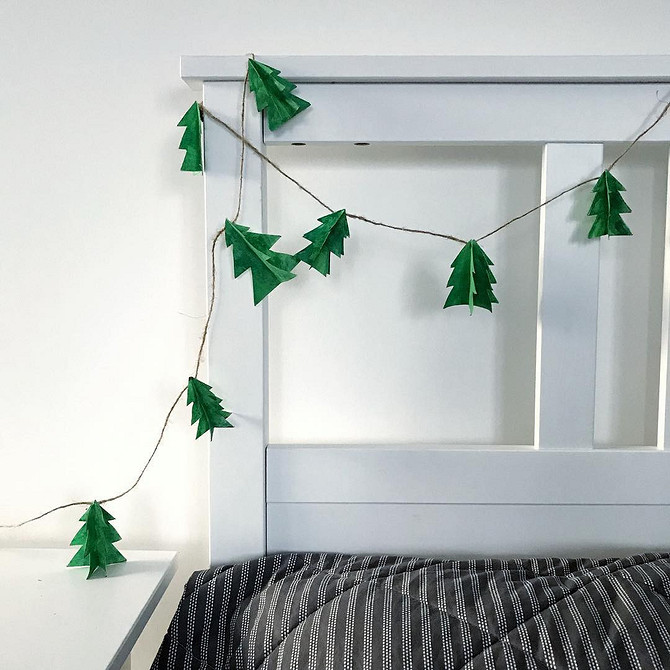 Новогодняя гирлянда своими руками: из чего и как ее сделать, идеи, фото и инструкции