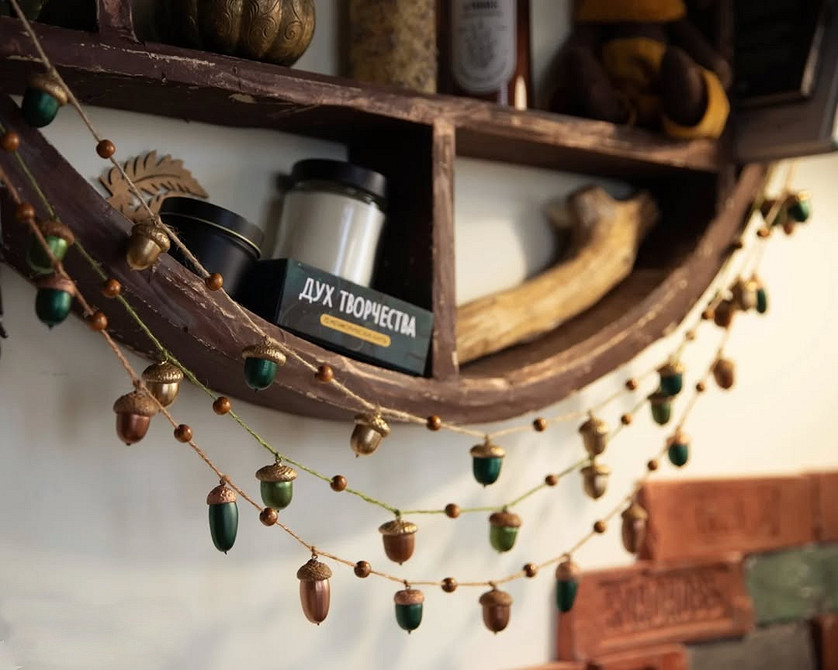 Новогодняя гирлянда своими руками: из чего и как ее сделать, идеи, фото и инструкции