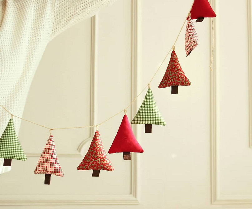 Новогодняя гирлянда своими руками: из чего и как ее сделать, идеи, фото и инструкции