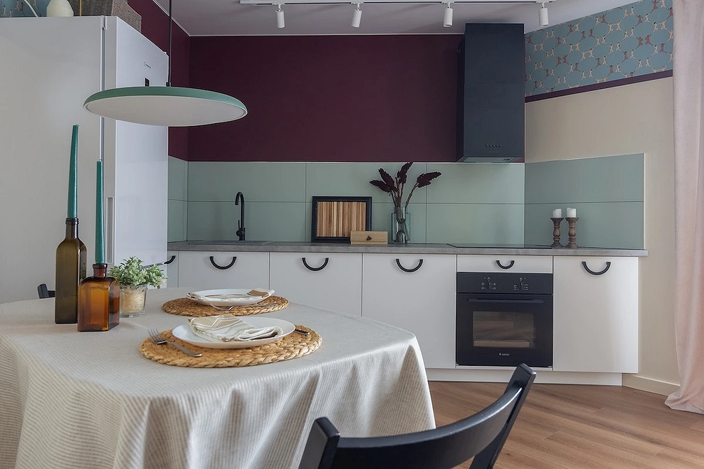 Обои на кухню-2026: подходящие материалы и цвета, тренды нового сезона (63 фото)