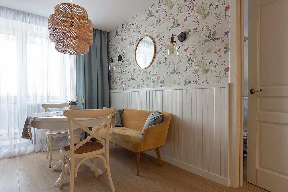 Обои на кухню-2026: подходящие материалы и цвета, тренды нового сезона (63 фото)