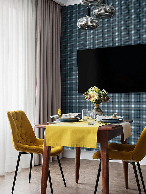 Обои на кухню-2026: подходящие материалы и цвета, тренды нового сезона (63 фото)