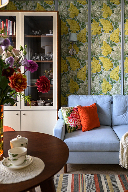 Обои на кухню-2026: подходящие материалы и цвета, тренды нового сезона (63 фото)