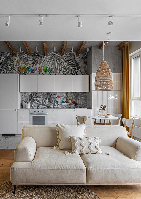 Обои на кухню-2026: подходящие материалы и цвета, тренды нового сезона (63 фото)