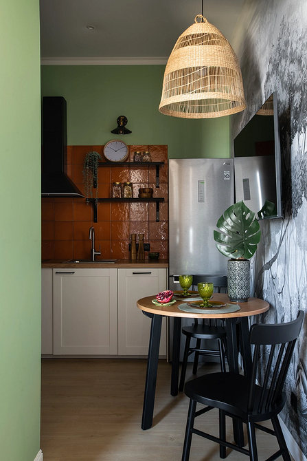 Обои на кухню-2026: подходящие материалы и цвета, тренды нового сезона (63 фото)