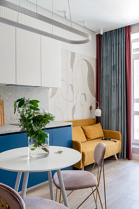 Обои на кухню-2026: подходящие материалы и цвета, тренды нового сезона (63 фото)