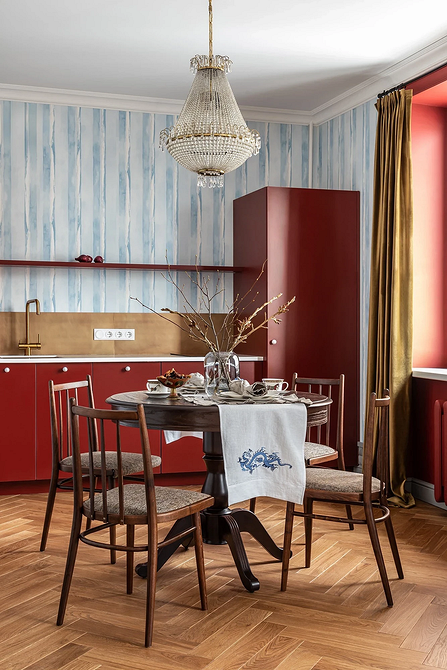 Обои на кухню-2026: подходящие материалы и цвета, тренды нового сезона (63 фото)