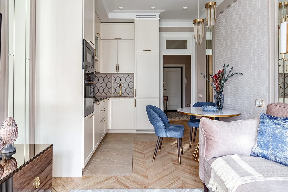 Обои на кухню-2026: подходящие материалы и цвета, тренды нового сезона (63 фото)