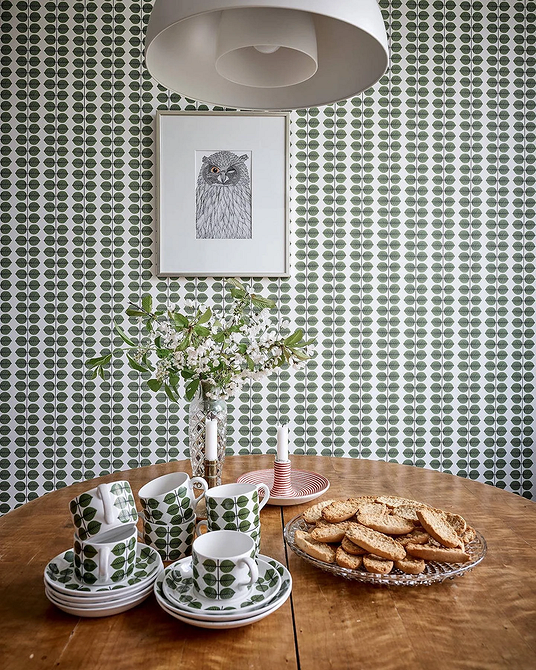 Обои на кухню-2026: подходящие материалы и цвета, тренды нового сезона (63 фото)