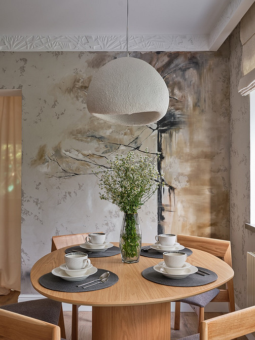 Обои на кухню-2026: подходящие материалы и цвета, тренды нового сезона (63 фото)