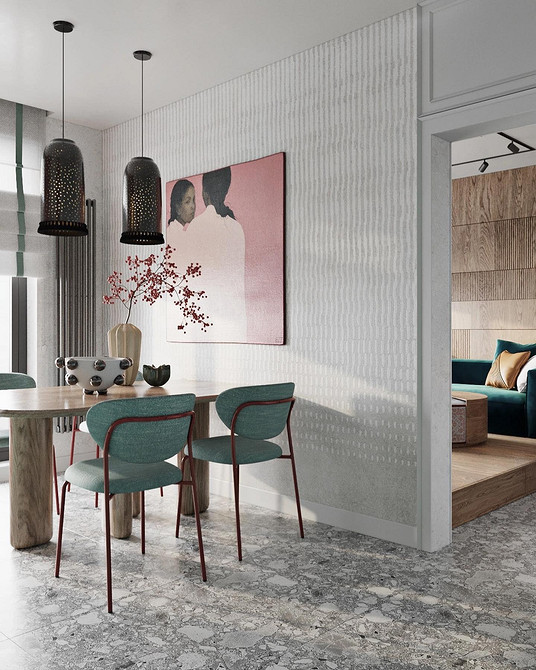 Обои на кухню-2026: подходящие материалы и цвета, тренды нового сезона (63 фото)