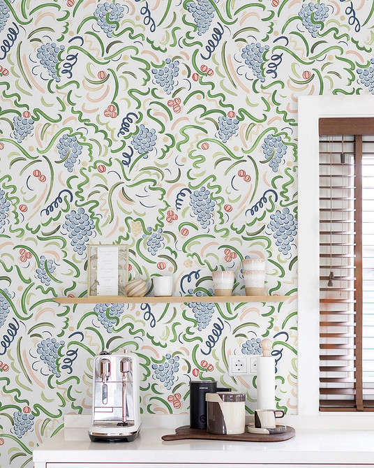 Обои на кухню-2026: подходящие материалы и цвета, тренды нового сезона (63 фото)