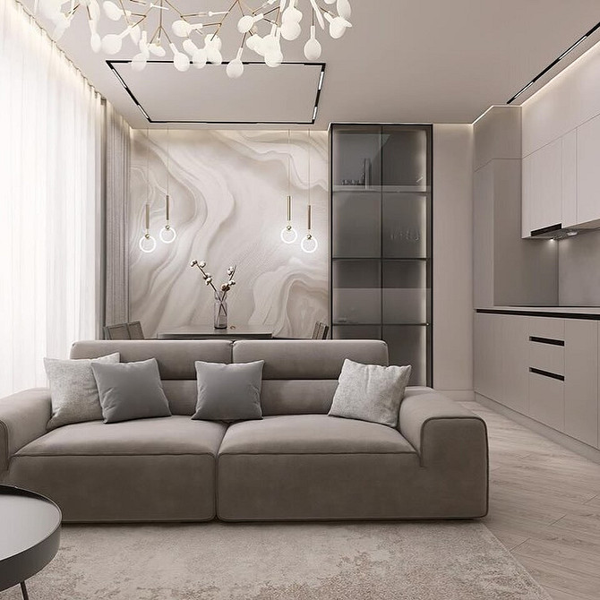 Обои на кухню-2026: подходящие материалы и цвета, тренды нового сезона (63 фото)