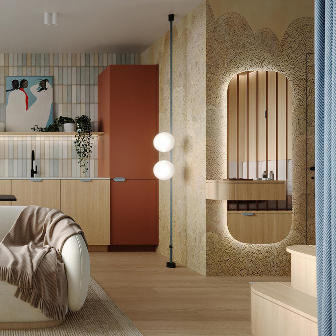 Обои на кухню-2026: подходящие материалы и цвета, тренды нового сезона (63 фото)