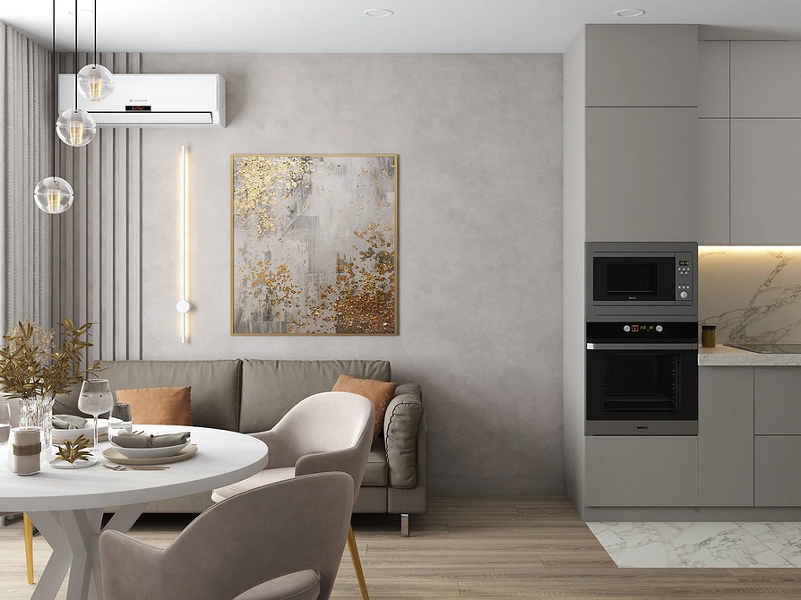 Обои на кухню-2026: подходящие материалы и цвета, тренды нового сезона (63 фото)