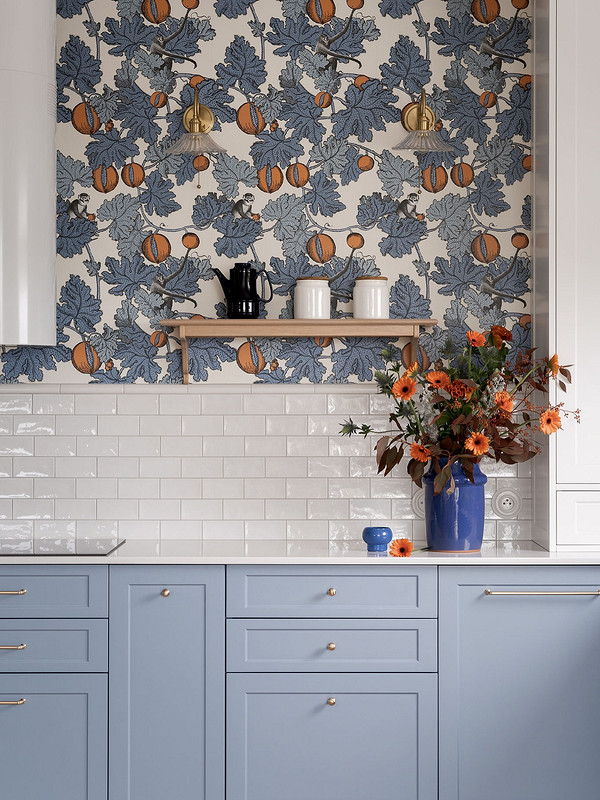 Обои на кухню-2026: подходящие материалы и цвета, тренды нового сезона (63 фото)