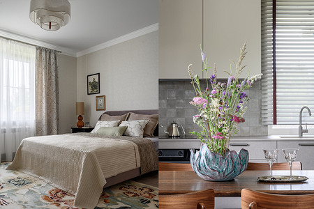 Дом для родителей дизайнера: уютный и продуманный интерьер 86 кв. м