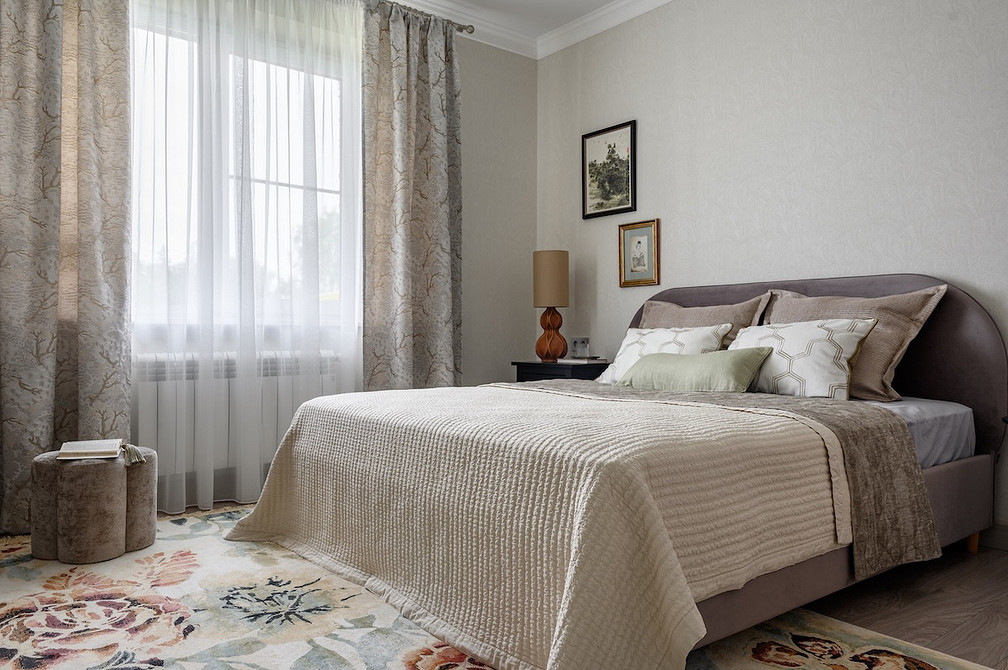 Дом для родителей дизайнера: уютный и продуманный интерьер 86 кв. м