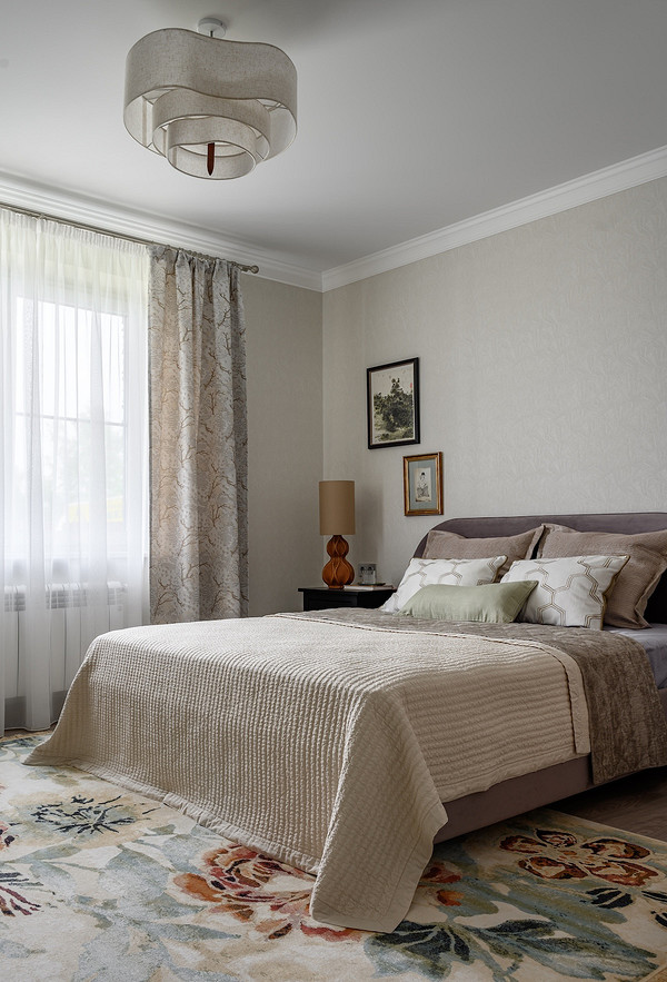 Дом для родителей дизайнера: уютный и продуманный интерьер 86 кв. м