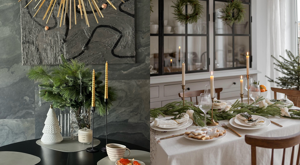 8 идей для украшения праздничного стола, которые легко повторить