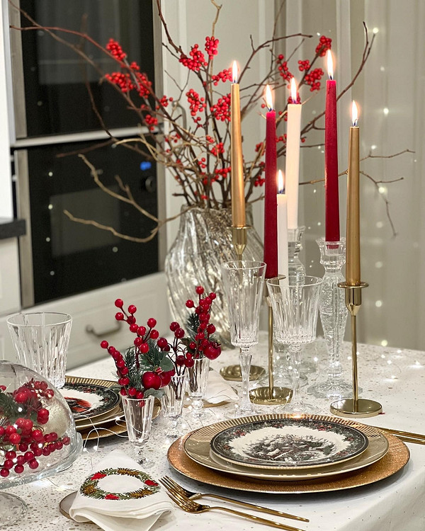 8 идей для украшения праздничного стола, которые легко повторить