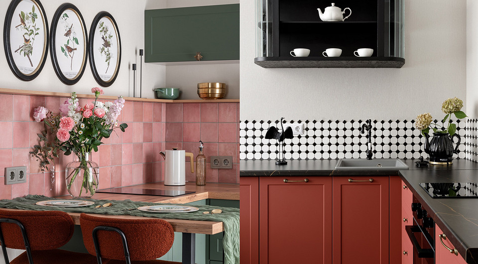 Кухня и фартук: 5 эффектных сочетаний, которые мы подсмотрели у дизайнеров