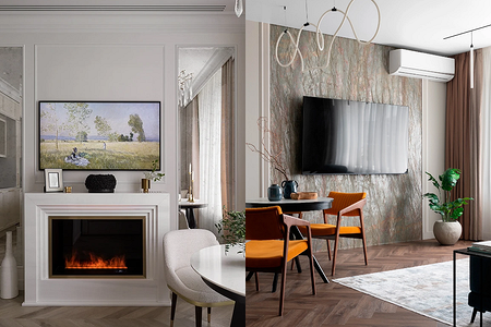 Дизайн ТВ-зоны: 7 стильных вариантов оформления и важные нюансы (58 фото)