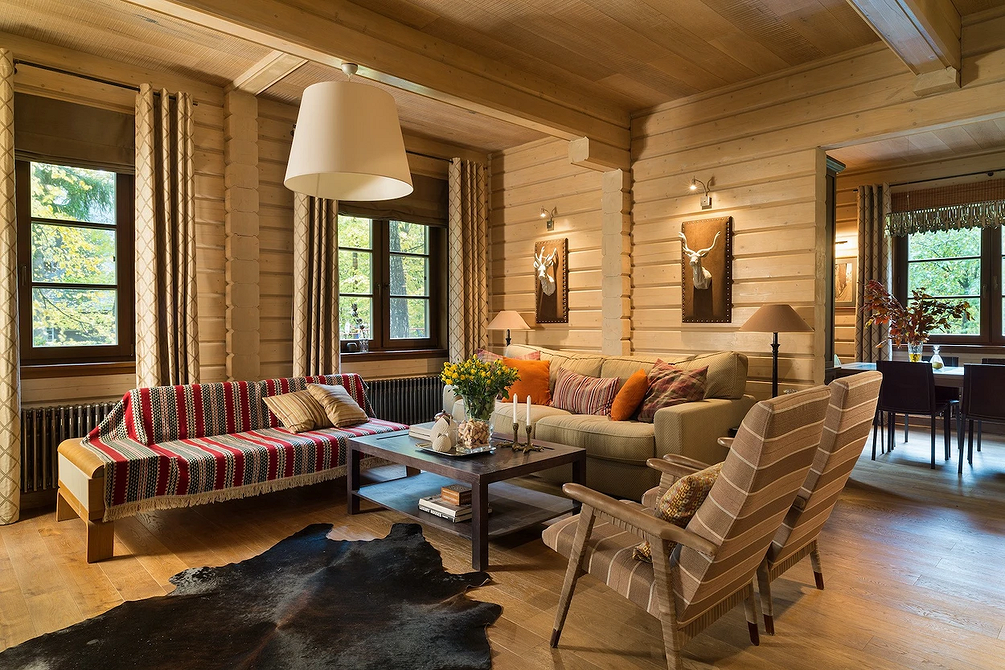 Интерьер в стиле шале: особенности и современные примеры (68 фото)
