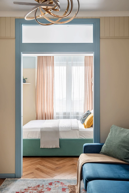 Как разделить комнату на две зоны: 11 способов и 76 фотопримеров