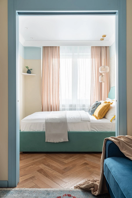 Как разделить комнату на две зоны: 11 способов и 76 фотопримеров