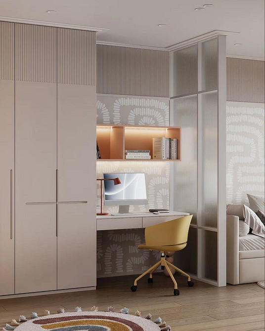 Как разделить комнату на две зоны: 11 способов и 76 фотопримеров