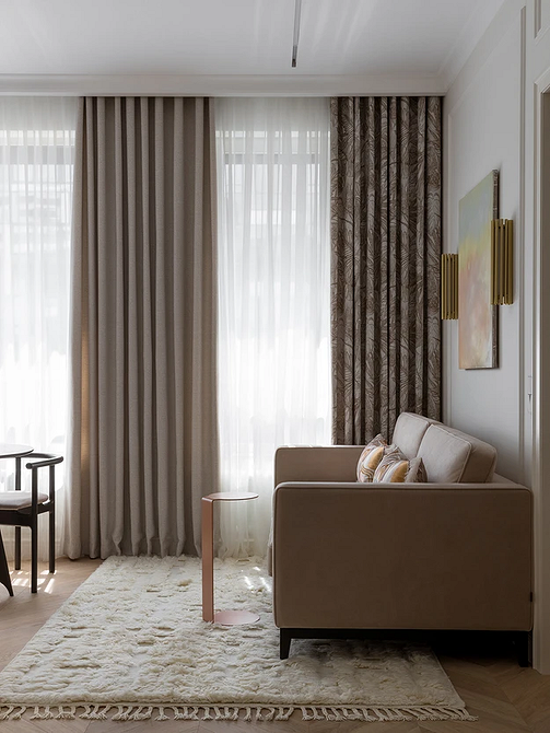 Как разделить комнату на две зоны: 11 способов и 76 фотопримеров