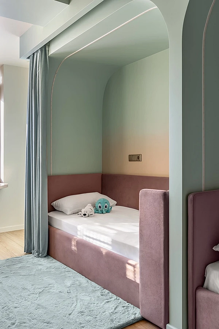 Как разделить комнату на две зоны: 11 способов и 76 фотопримеров