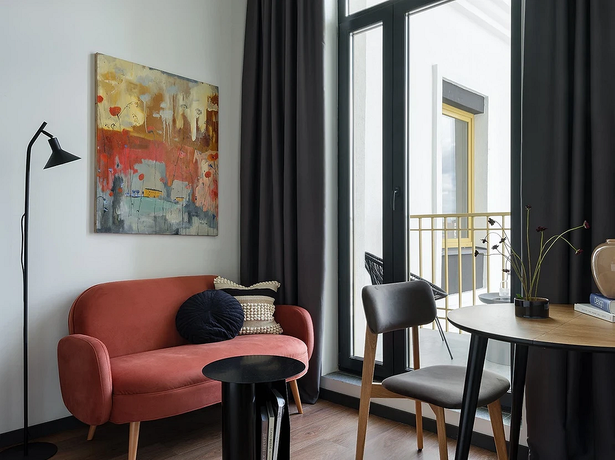 Как разделить комнату на две зоны: 11 способов и 76 фотопримеров