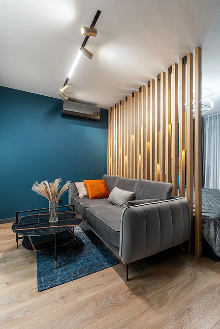 Как разделить комнату на две зоны: 11 способов и 76 фотопримеров