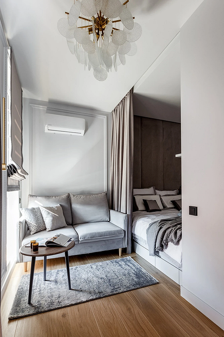 Как разделить комнату на две зоны: 11 способов и 76 фотопримеров