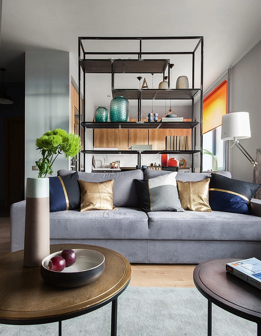 Как разделить комнату на две зоны: 11 способов и 76 фотопримеров