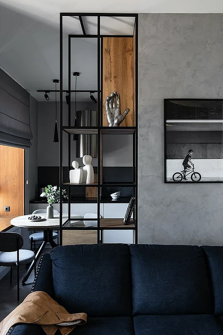 Как разделить комнату на две зоны: 11 способов и 76 фотопримеров