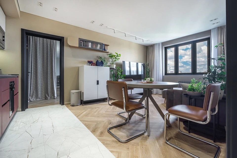 Как разделить комнату на две зоны: 11 способов и 76 фотопримеров