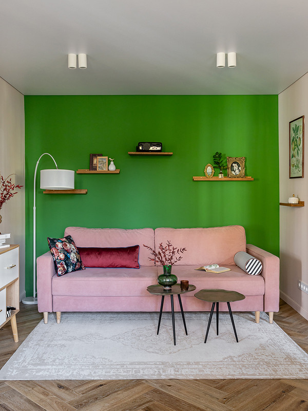 Потрясающая хрущевка с французским настроением! Двушка 44 кв. м с уютным и ярким интерьером