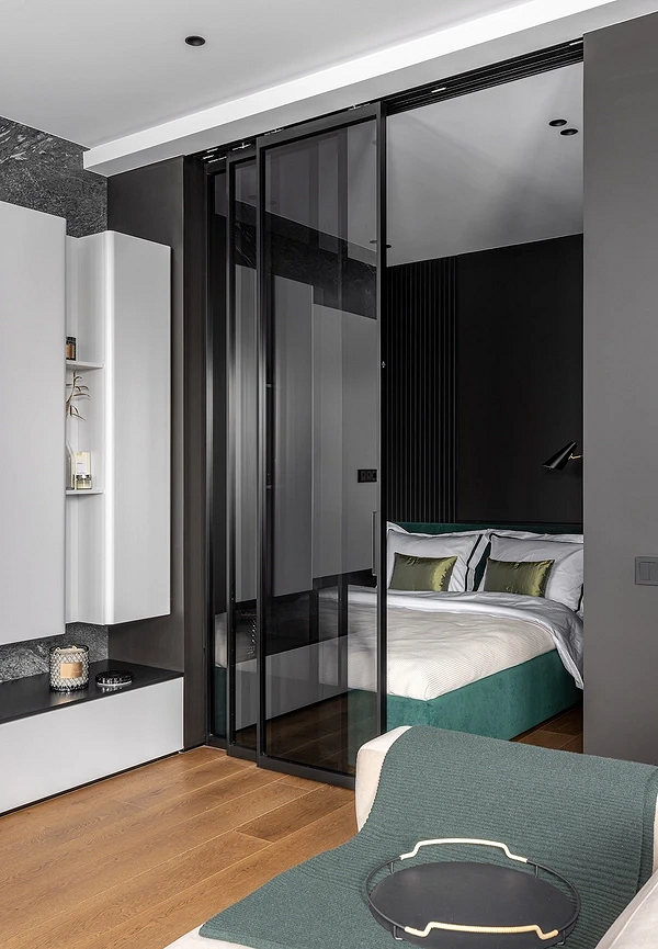 Как разделить комнату на две зоны: 11 способов и 76 фотопримеров