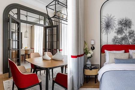 Для женщины и ее дочери: очень уютная и эффектная квартира 98 кв. м с личным пространством для каждой