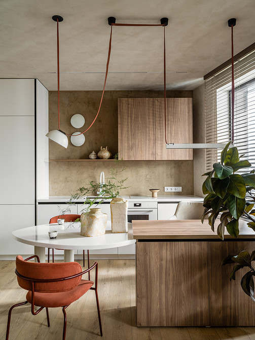 Кроме плитки: 5 красивых материалов для кухонного фартука, которые мы нашли у дизайнеров