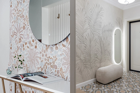 Обои в прихожую-2025: советы по выбору и примеры актуального дизайна (66 фото)