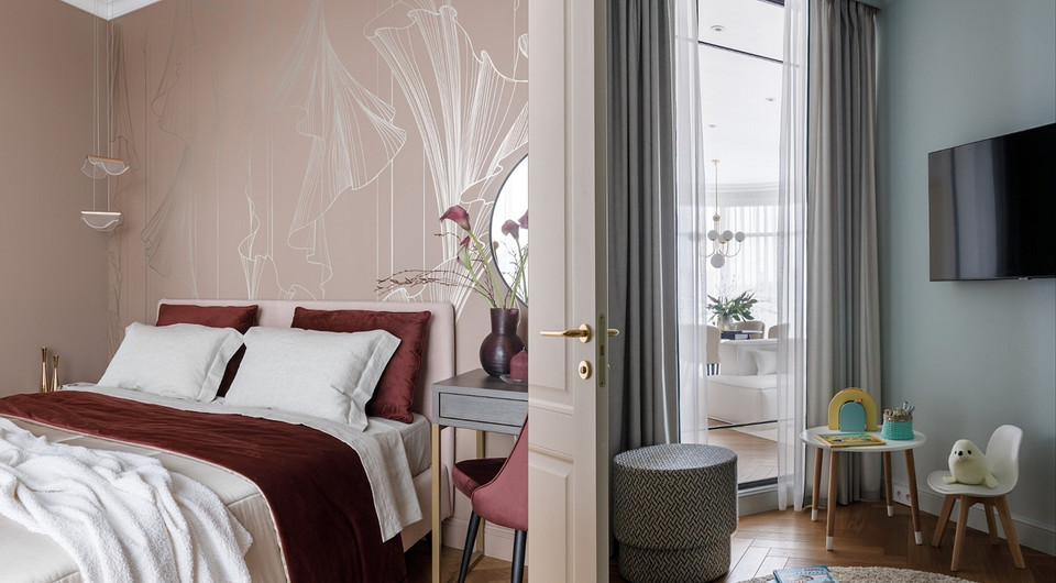 Из трех комнат сделали четыре с учетом фэншуй: квартира 84 кв. м для мамы и двух детей