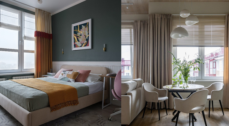 С чем комбинировать обычные шторы? 5 эффектных и практичных идей от дизайнеров