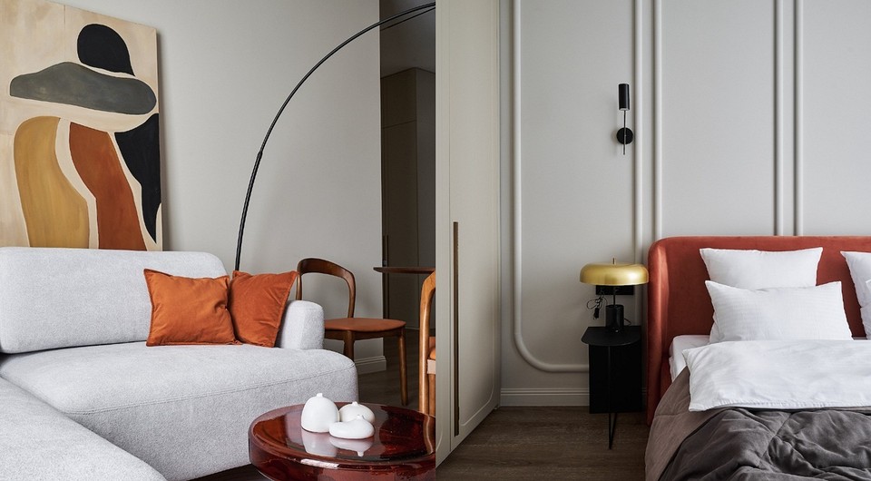 Работали с готовой отделкой — и получилось круто! Эффектная квартира 67 кв. м