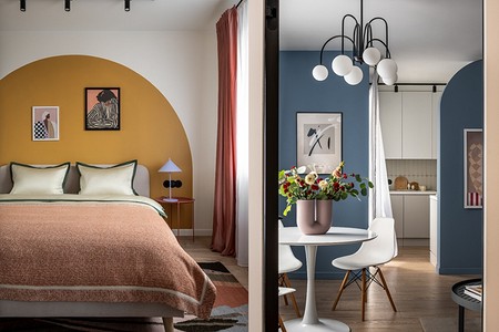 В этом интерьере собраны модные тренды: уютная квартира 54 кв. м