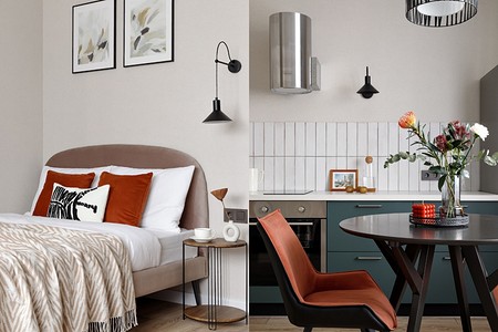 Вдохновлено природой: маленькая и функциональная студия 29 кв. м в Краснодаре