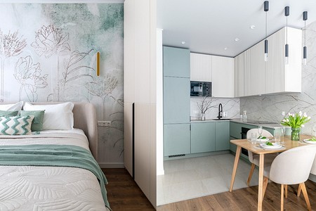 До и после: как переделали ремонт от застройщика? Квартира 37 кв. м для пары